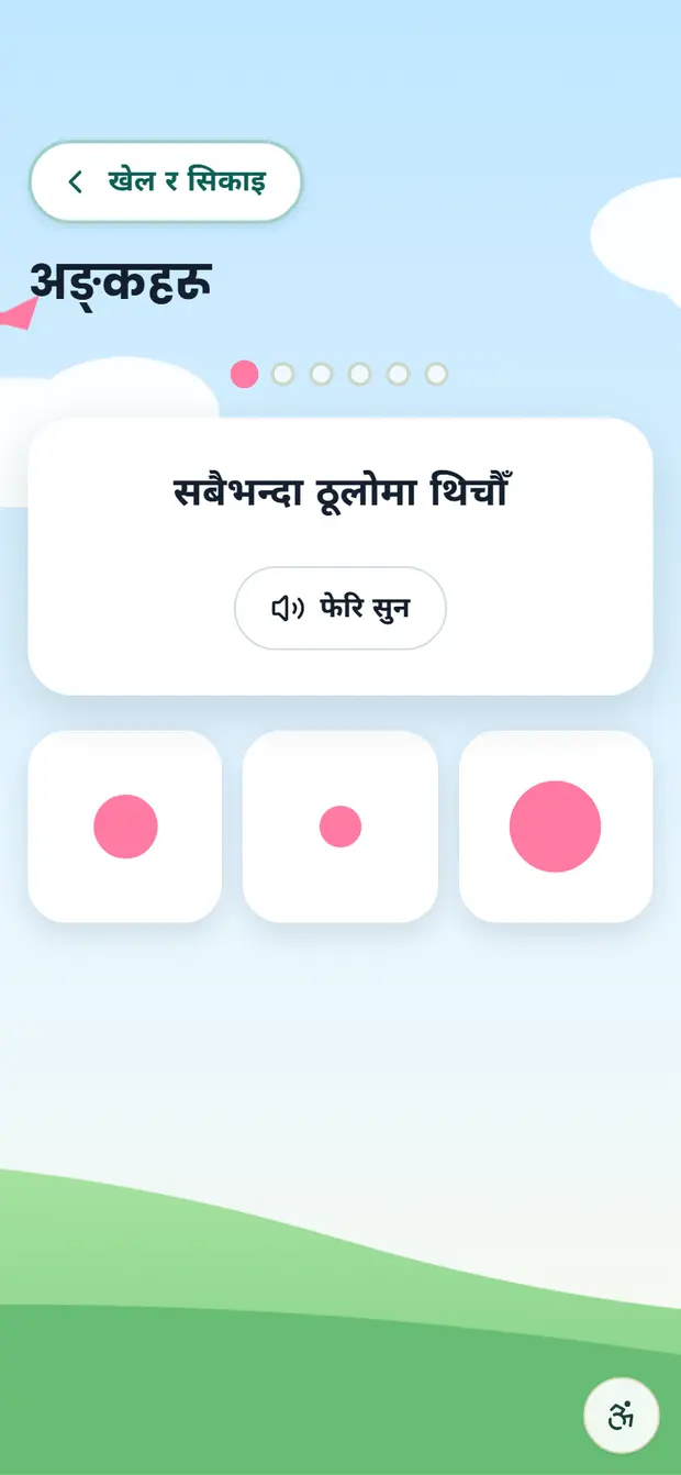 कति वटा छन् भनेर सोध्ने अङ्कको खेल